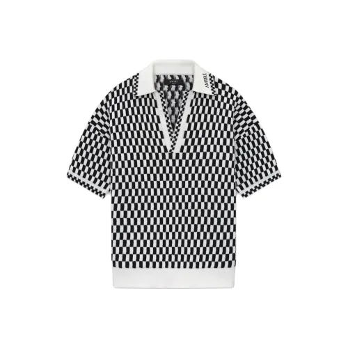 AMIRI SS25 Поло Мужское Черное