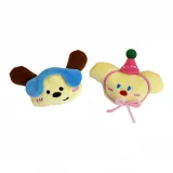 Наушники — меховые капюшоны Щенок + Желтый Щенок [Парные]