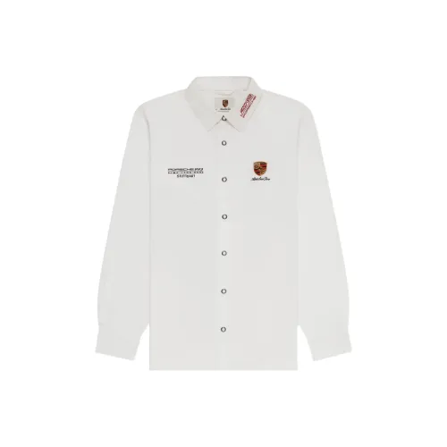 AIME LEON DORE Porsche Collaboration Белый Мужской Рубашки