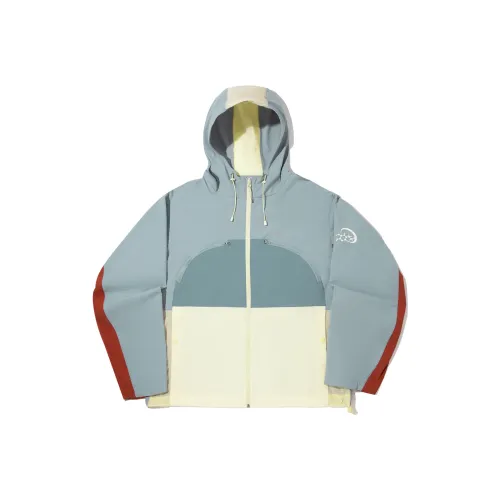 LINING Куртки Пальто Мужской Свинцово-серый Зеленый Охра Красный Светло-молочный Желтый