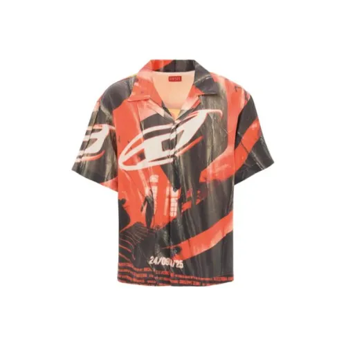 DIESEL Orange Мужские Рубашки
