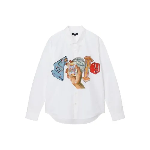 Stussy Белая Унисекс Рубашка