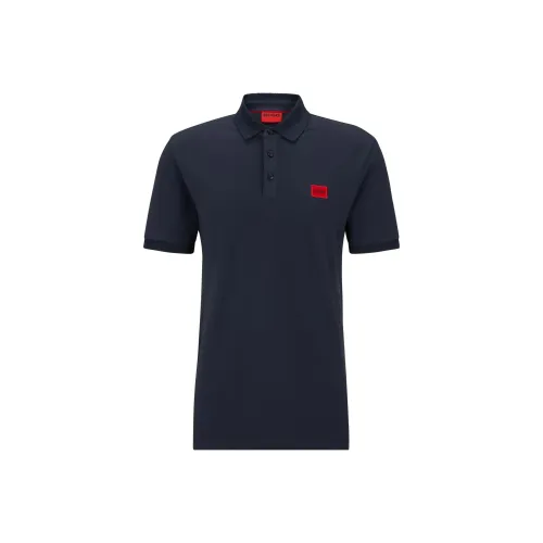 Hugo Boss Темно-синие Мужские Поло