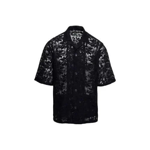 Needles Collaboration Мужские Черные Рубашки