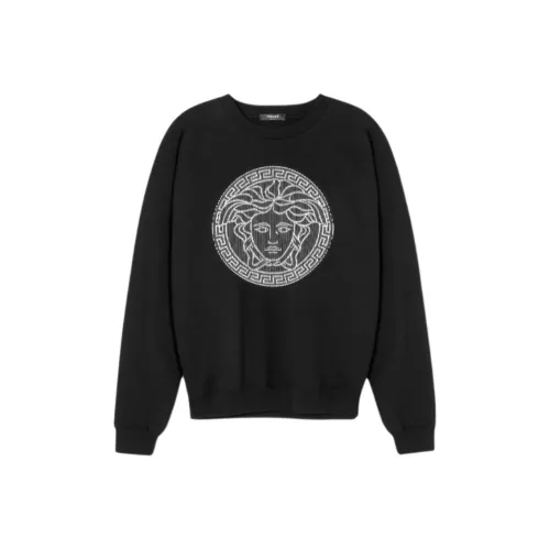 VERSACE Мужские черные свитшоты