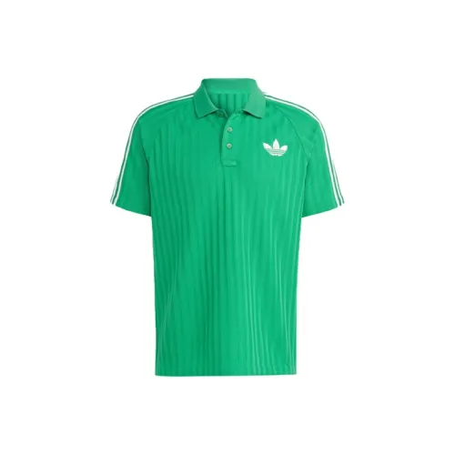 Adidas Originals SS23 adicolor 70s retro series Поло Мужское Зеленый