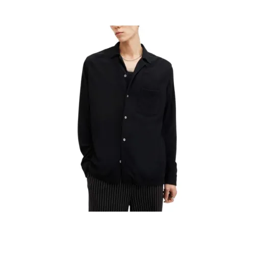 ALLSAINTS Мужские Черные Рубашки