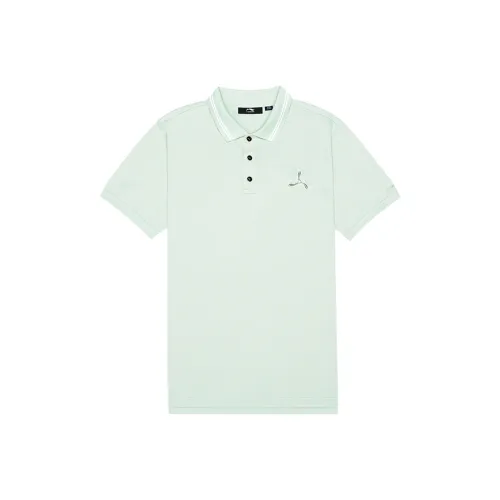 LI NING 1990 Frost Floral Green Men's Polo