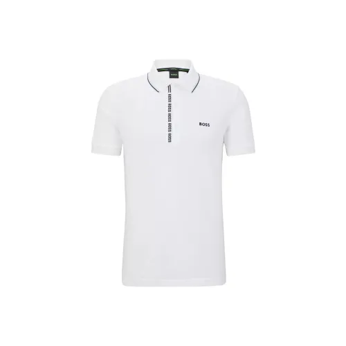 Hugo Boss Белая Мужская Поло