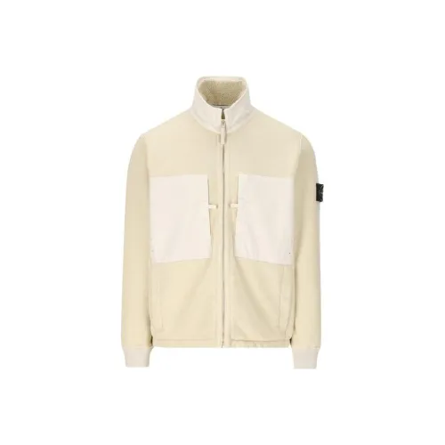 STONE ISLAND Толстовка Мужская Белая