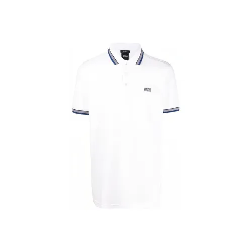 Hugo Boss Белая Мужская Поло
