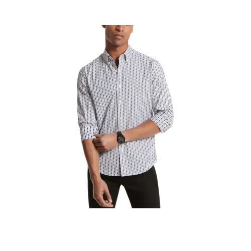 MICHAEL KORS SS24 Рубашка Мужская Белая