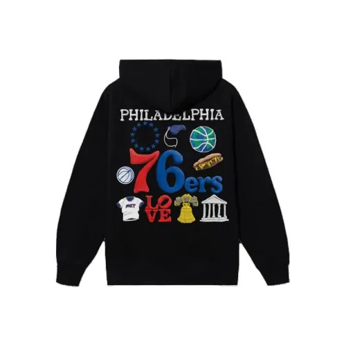 NBA x MARKET Philadelphia 76ers Команда FW23 Свитшот Унисекс Черный