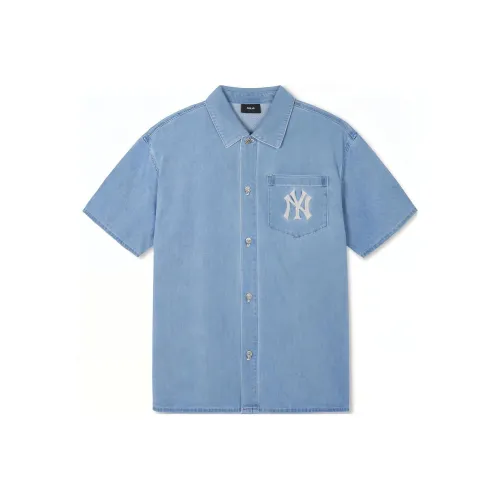 MLB Base Logo New York Yankees Рубашка Мужская Синяя