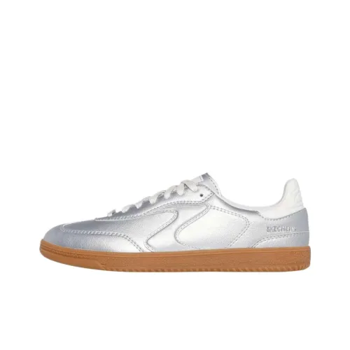 Skechers Низкие Кроссовки для тренировок Женские Серебряные