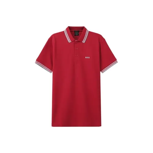 Hugo Boss SS22 Поло Мужское Красное