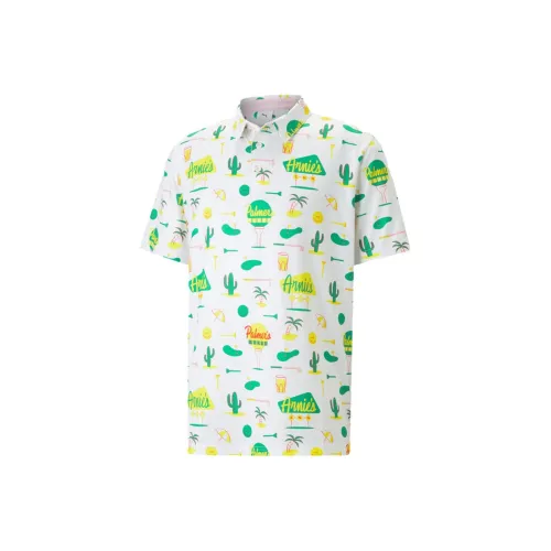 PUMA x ARNOLD PALMER Ярко-зеленая мужская поло