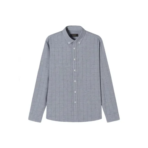 YOUNGOR Серые Мужские Рубашки