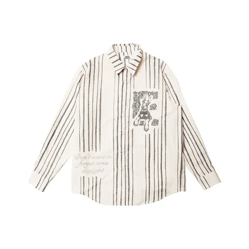 EMPTY REFERENCE Doberman series Рубашка Унисекс Абрикос