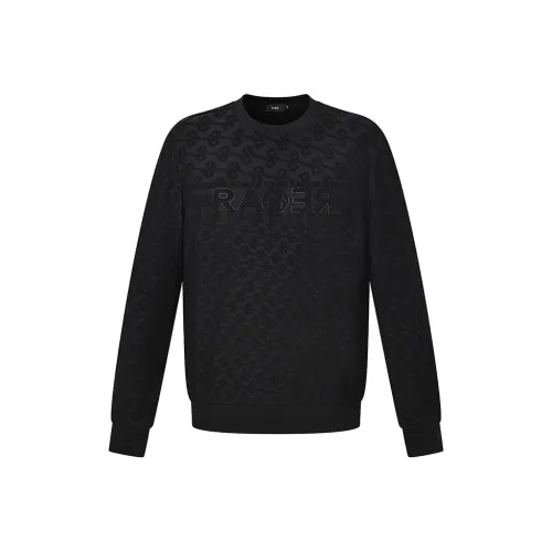 RARE Свитшот с круглым вырезом Мужской Черный