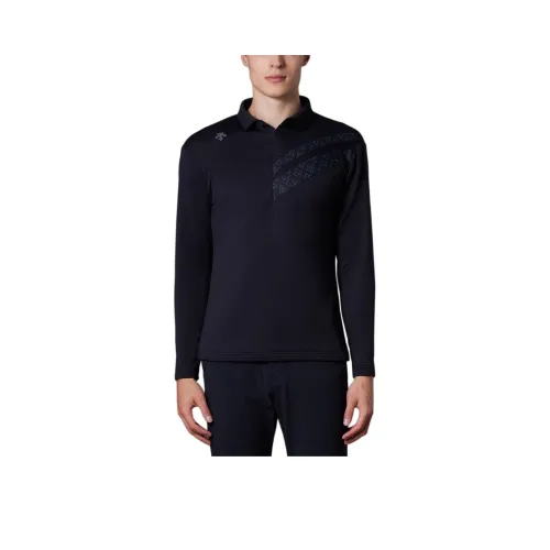 DESCENTE GOLFHEAT NAVI Мужское Поло