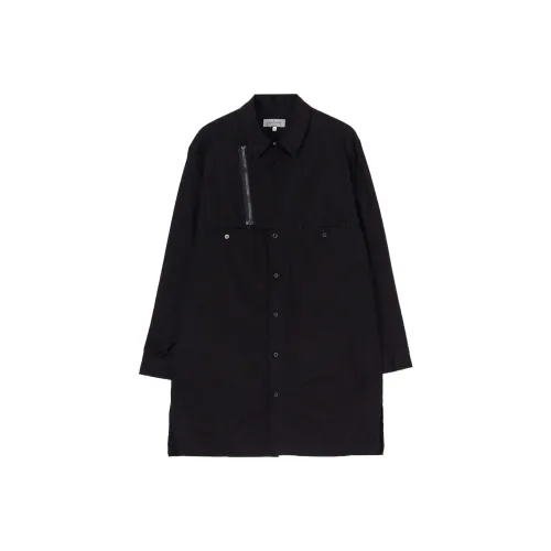 Yohji Yamamoto Черные Мужские Рубашки
