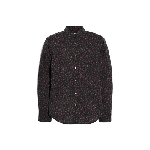 COACH Мужские Черные Рубашки