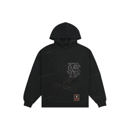 Travis Scott X Mitchell Ness Коллаборация SS24 FLORIDA STATE Университетский Свитшот Унисекс Черный