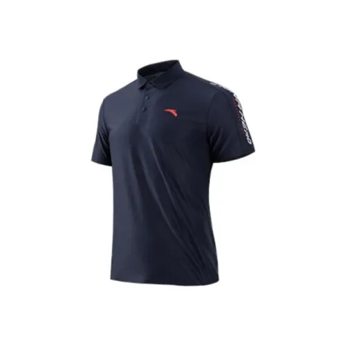 ANTA Variety Тренировки Коллекция Поло Мужское Полночный синий