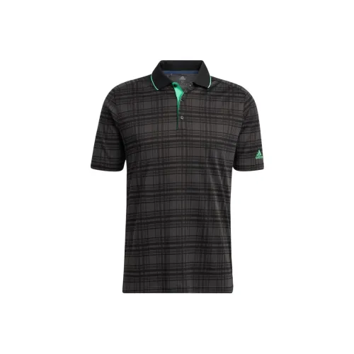 Adidas Угольный Серый Мужская Поло