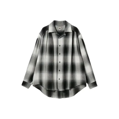 BEAMS PAINTER Рубашка из ткани Boiled Cloth Мужская