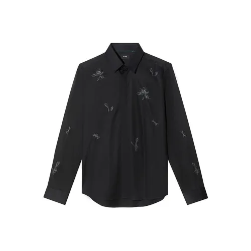 RARE Черные Мужские Рубашки