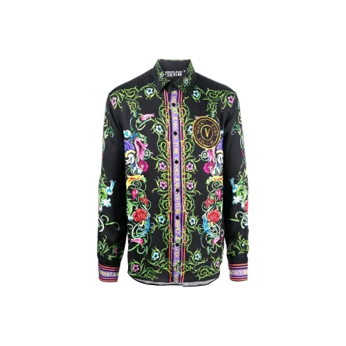 VERSACE JEANS Рубашка Мужская Черная