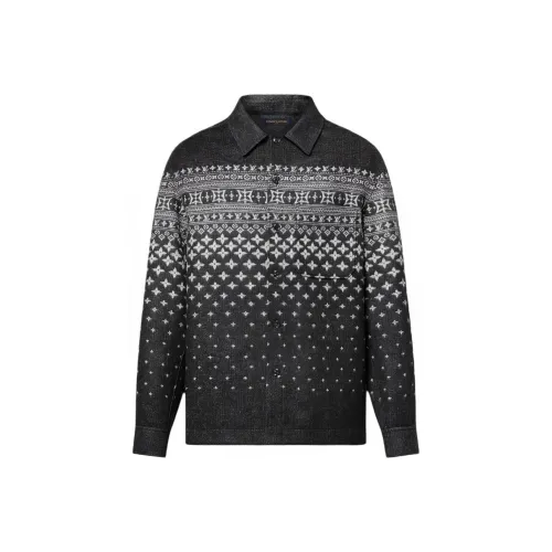 LOUIS VUITTON SKI Skiing Series FW24 Рубашка Мужская Черная