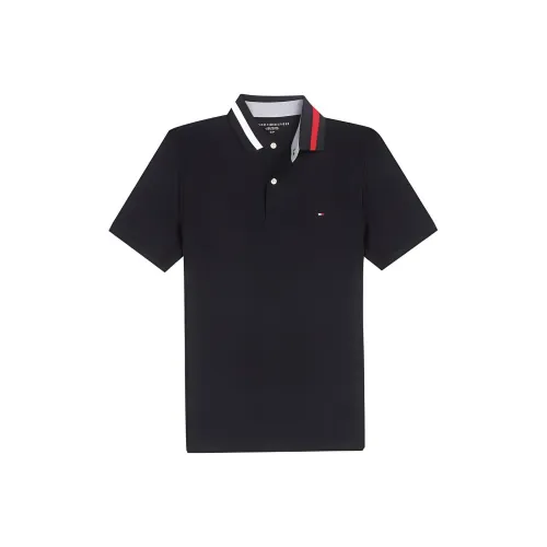 Tommy Hilfiger Морской Синий Мужская Рубашка Поло