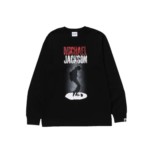 A BATHING APE Bape X Michael Jackson Co Бренд Унисекс Свитшоты