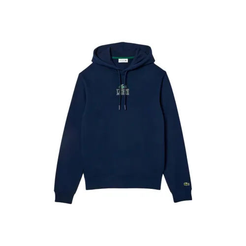 LACOSTE Collaboration Мужские Синие Свитшоты