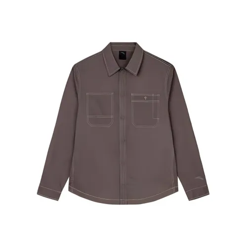 CHAOJIANTA Рубашка Мужская Сланцево-Серый