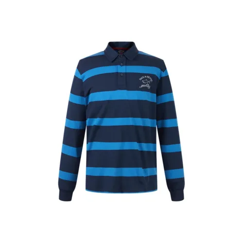 Paul Shark Yachting Поло Мужское Морской Синий