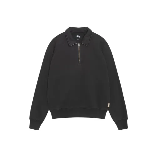 Stussy SS25 Поло Унисекс Черный