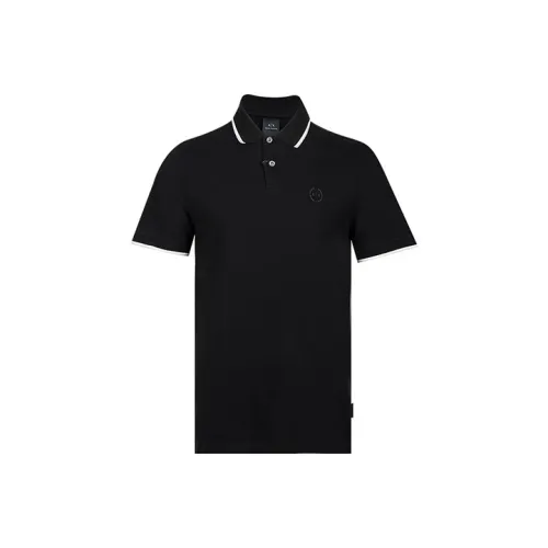 ARMANI EXCHANGEAE FW22 Поло Мужское Черное