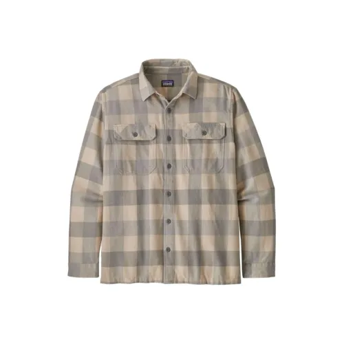 Patagonia Хаки Мужские Рубашки