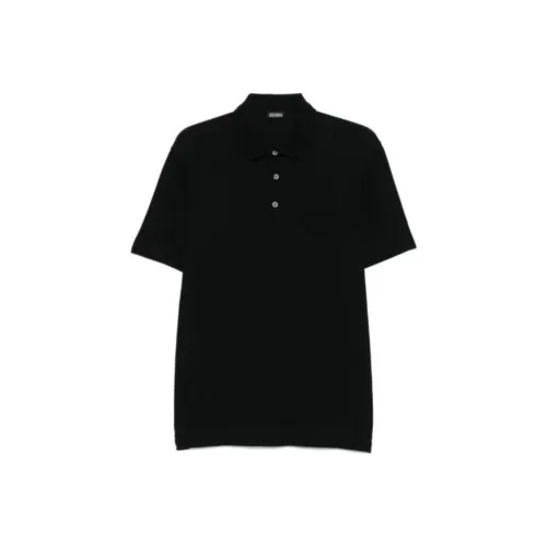 Ermenegildo Zegna Черная мужская поло