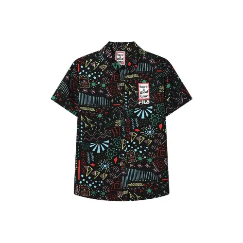 FILA x HAGT Черные Мужские Рубашки