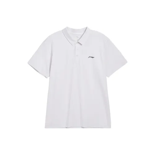 LINING Белый Унисекс Поло