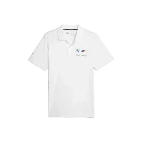 PUMA BMW M Motorsport Белая Мужская Рубашка Поло