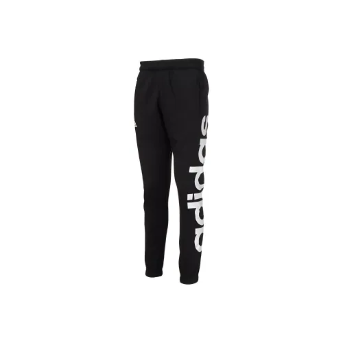 Adidas Черные Мужские Вязаные Тренировочные Штаны