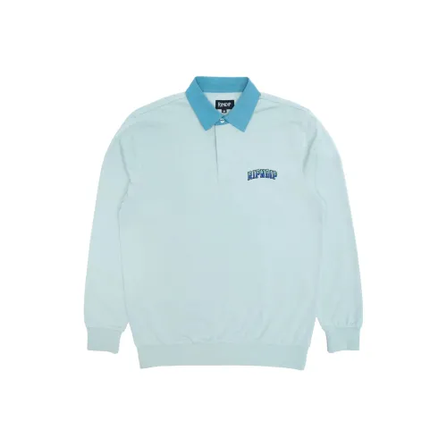 RIPNDIP совместная брендированная мужская поло шалфейно-зеленого цвета