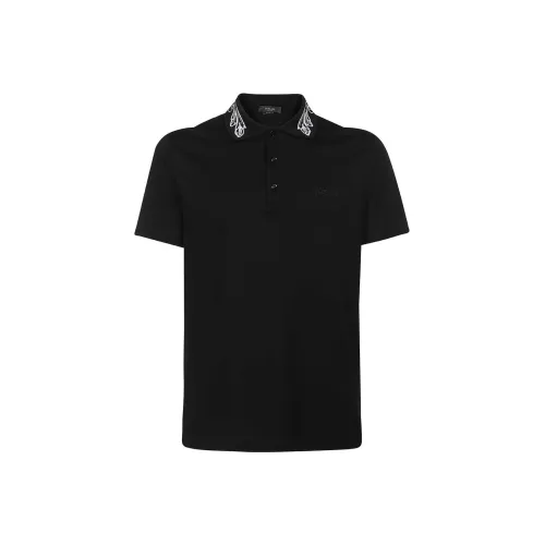 VERSACE Мужская черная поло