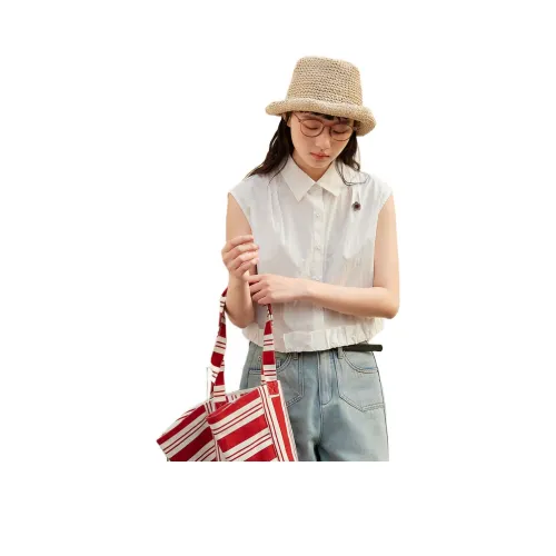 ZIHAN Белые Женские Рубашки